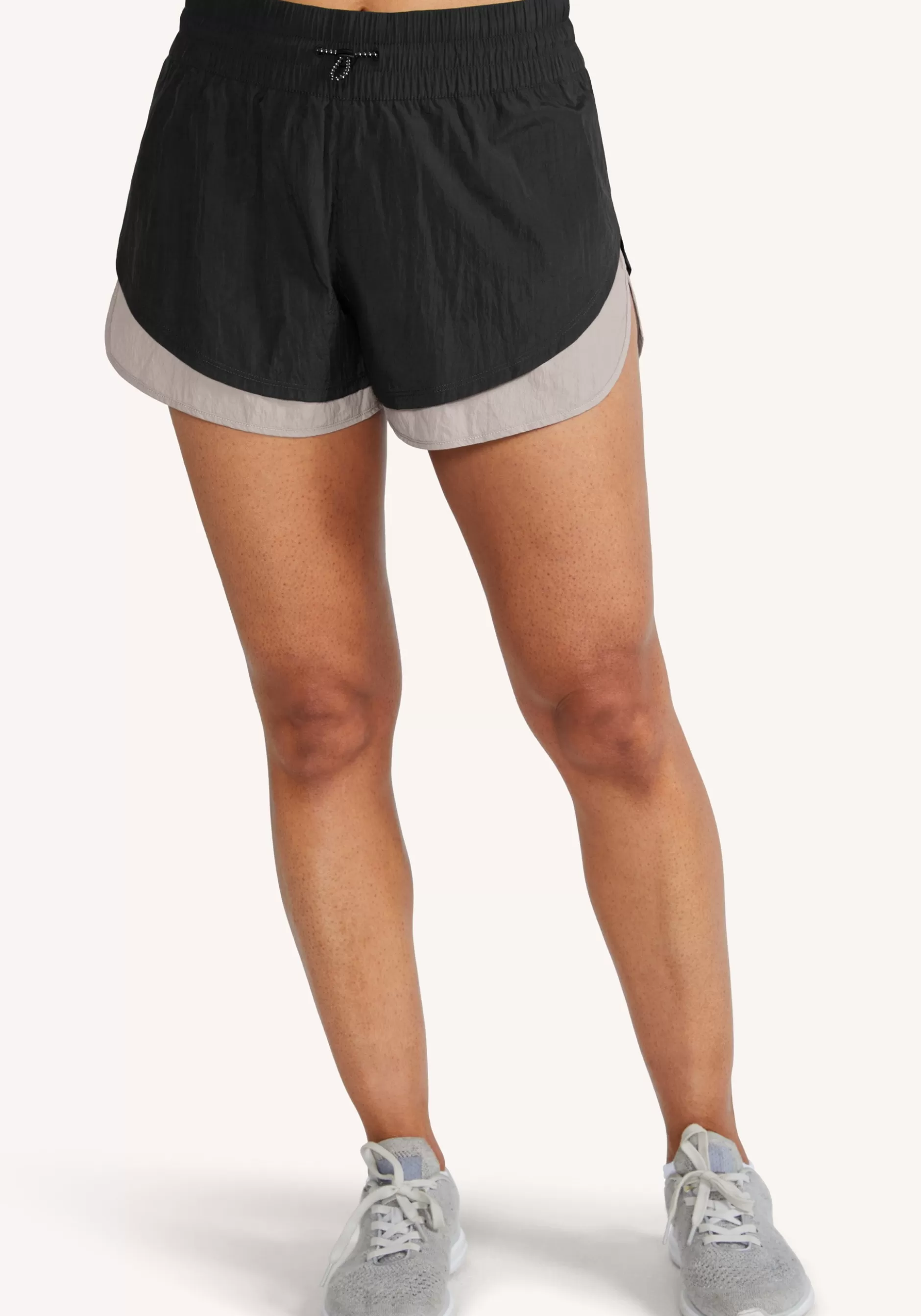 Store Crinkle Nylon Double Layer Run Short Women Bottoms