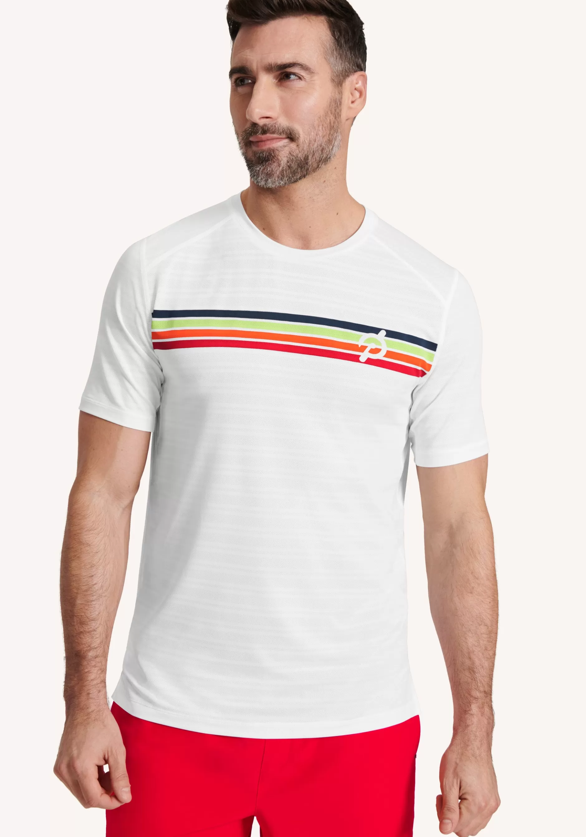 Cheap Stripe Set In Short Sleeve Men Tops