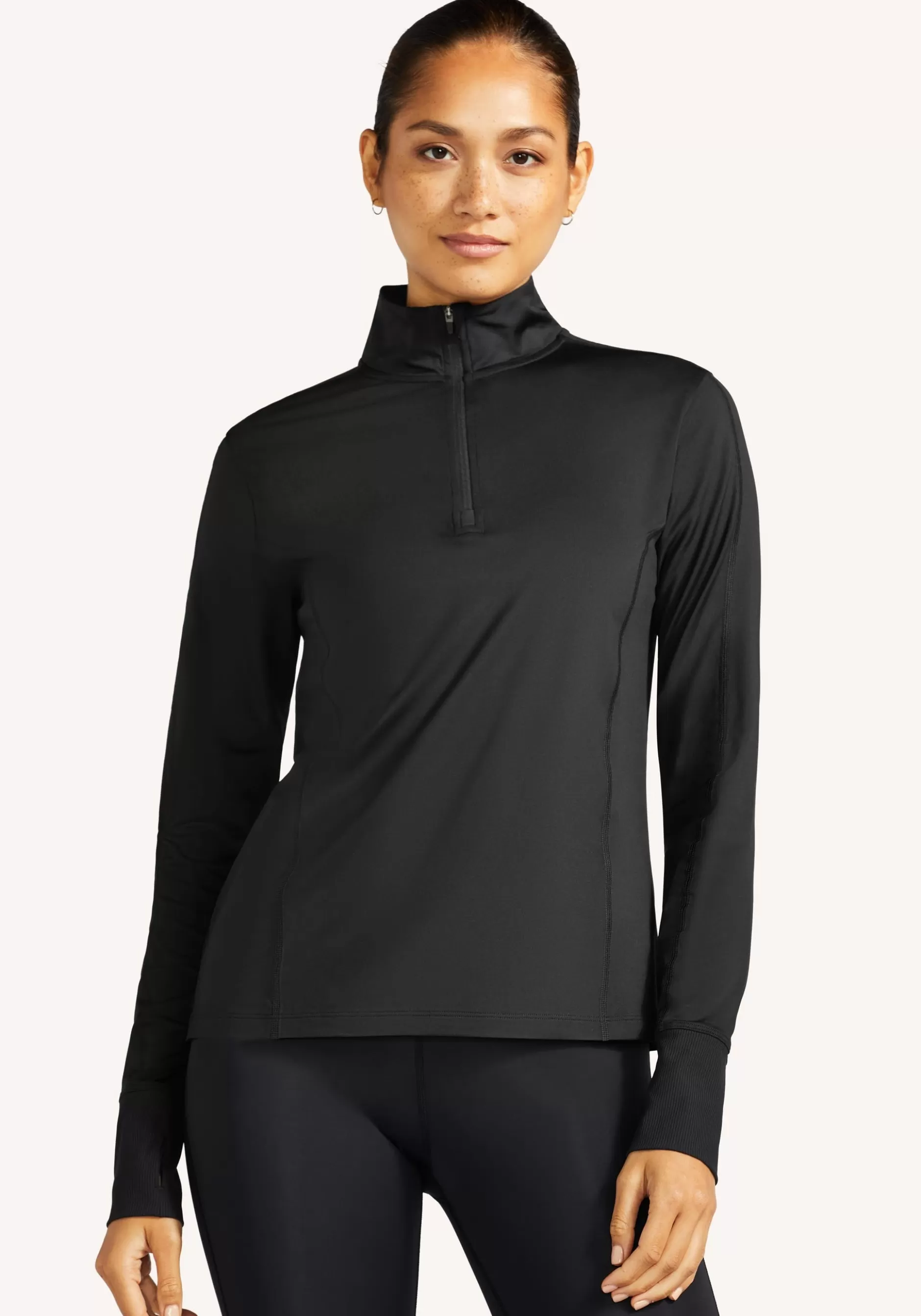 Cheap Warm Up 1/4 Zip Pullover Women Tops